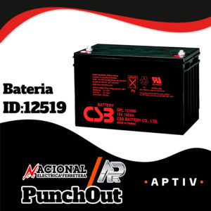 BATERÍA MARCA CSB MODELO GPL121000