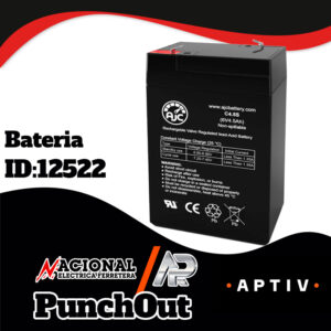 BATERIA PARA LAMPARA DE EMERGENCIA 6V 4.5AH POWER-SONIC PS-640