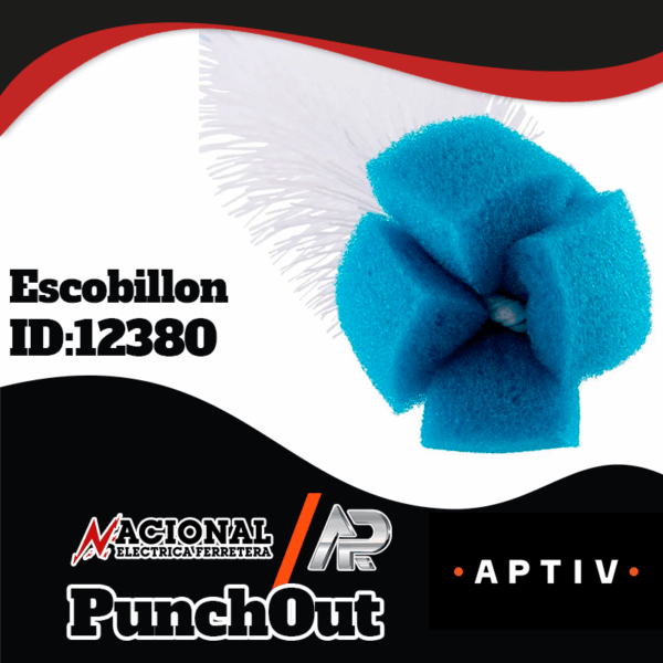 Punch-Out-Escobillon-ID-12380 ESCOBILLON DOBLE CON ESPONJA