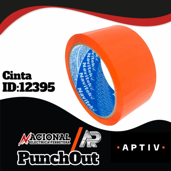 CINTA PARA PISO NARANJA 2" 48 MM X 33 MTS. MOD. 750 NAVITEK