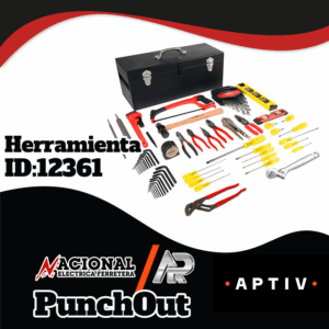 JUEGO BASICO INDUSTRIAL PARA ELECTRICO EN PULGADAS, 65 PIEZAS CON CAJA D7C20 98166 URREA