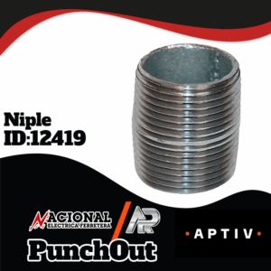 NIPLE GALV. 3/8 X 2 ROSCA CORRIDA