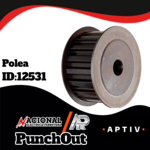 12L075 POLEA DENTADA MODIFICADA CONCUÑERO Y DOBLE OPRESOR