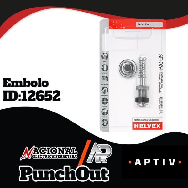 KIT DE REPARACION P/VALV. SV-064 C/LLAVE ECO. TV-105 (1-02-203-00)