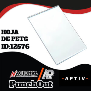 Punch-Out--ID-12576 HOJA DE PETG .50MM 4 X 8