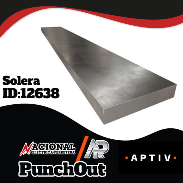 SOLERA 1/8 X 1 X 6 MTS A-36