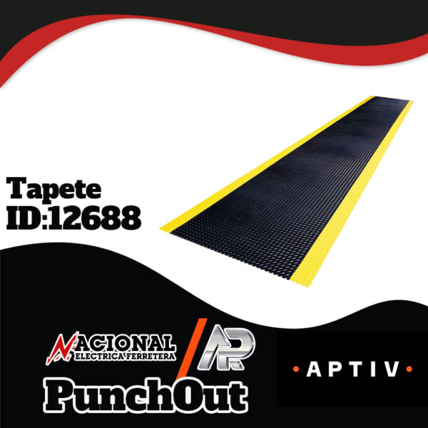 TAPETE DIELECTRICO ANTIFATIGA 3 X 75 FT