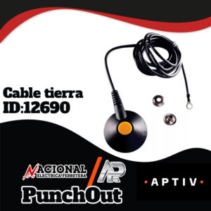 CABLE ATERRIZAMIENTO TAPETES ERN-8001