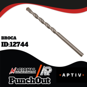 BROCA PARA CONCRETO 9.5mm 3/8 X 6 TC0471/TC4318 TOOLCRAFT