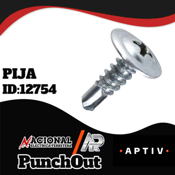 Pija punta broca con estrella (plafonera) galvanizada 8 x 1-1/2"